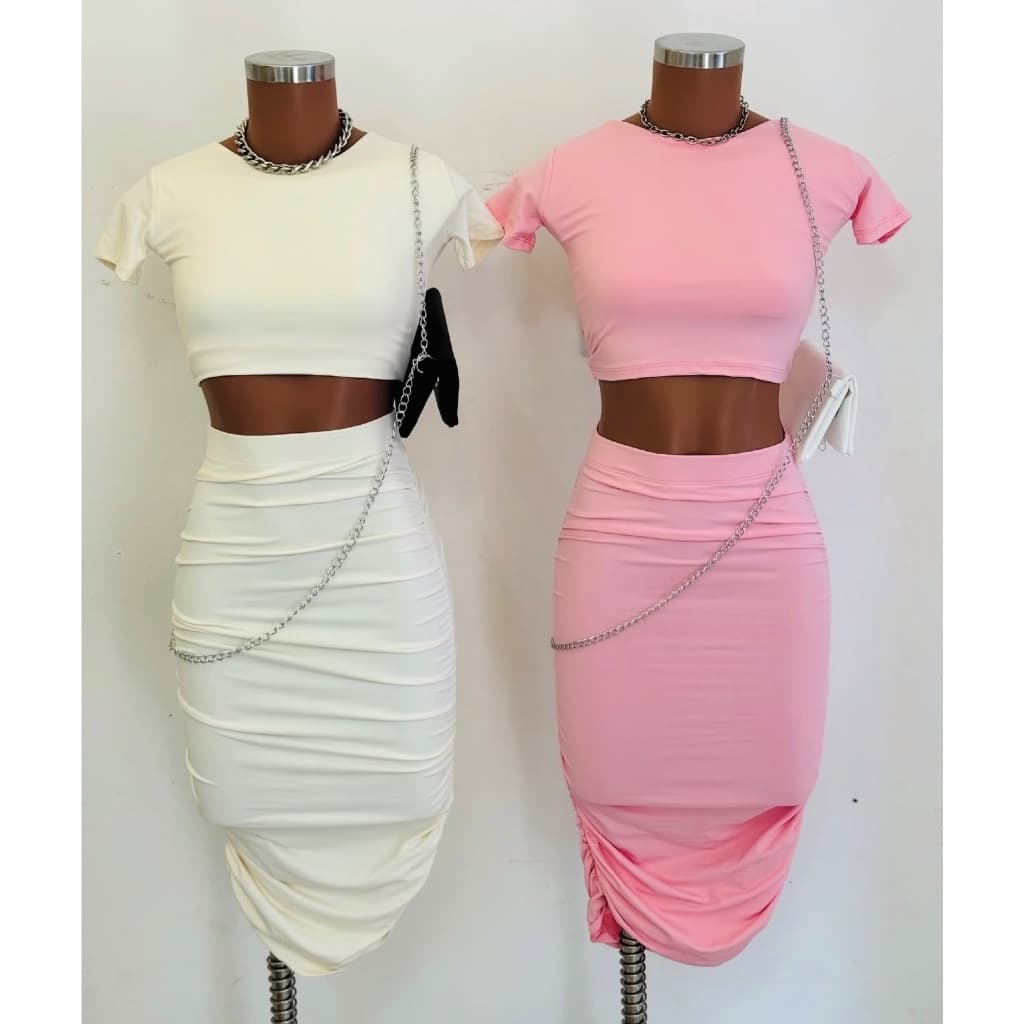 CONJUNTO SAIA LONGA FEMININO MODERNO
