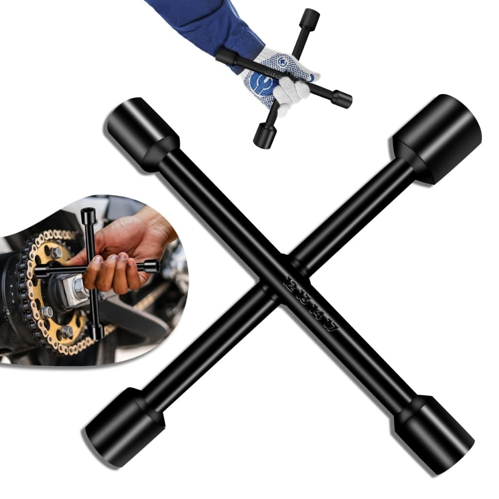 Chave De Roda Cruz Profissional Universal 12-13-14-17mm