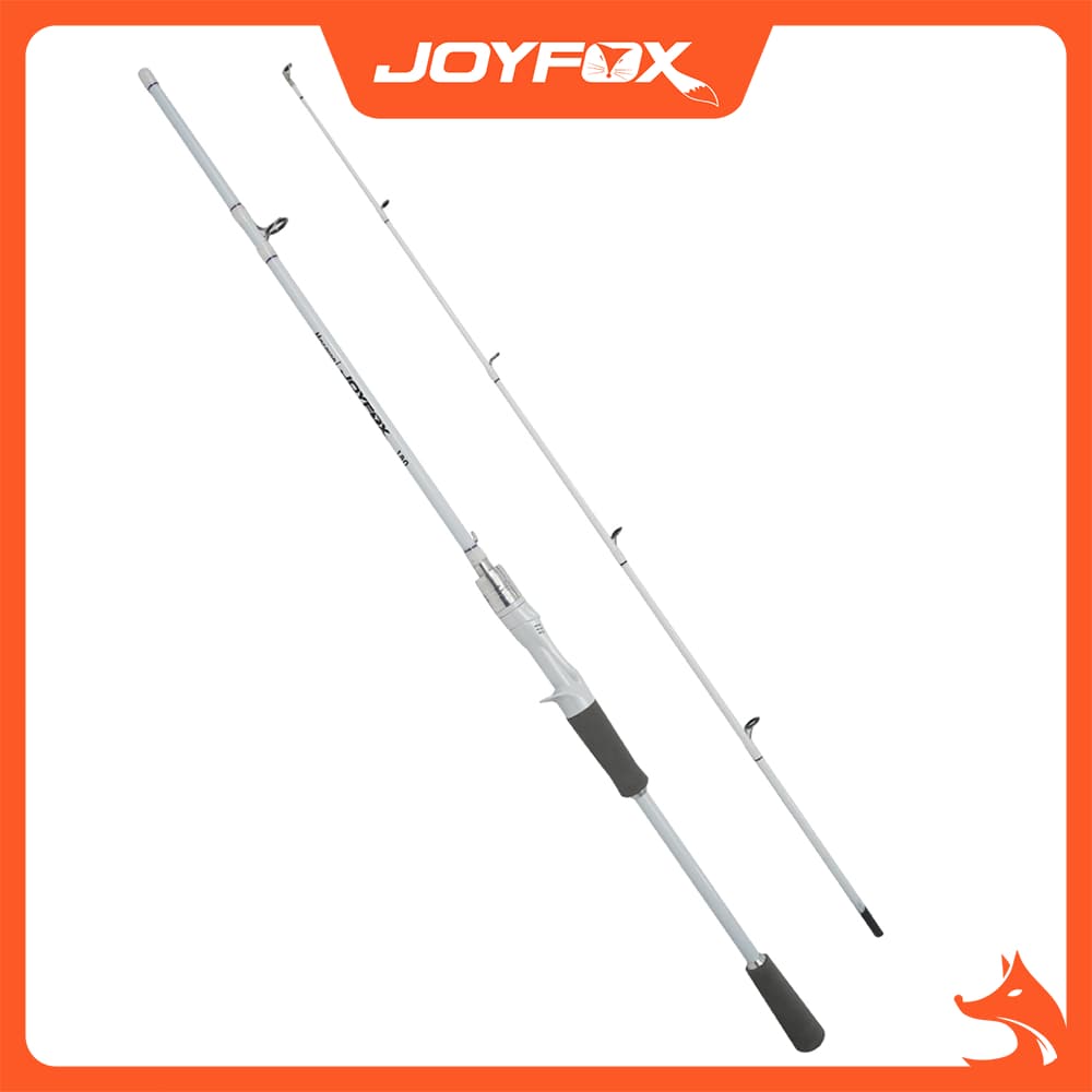 Vara de Pesca 1,80m Carbono Leve e Resistente Para Carretilha 2 Partes 20-50lb JOYFOX