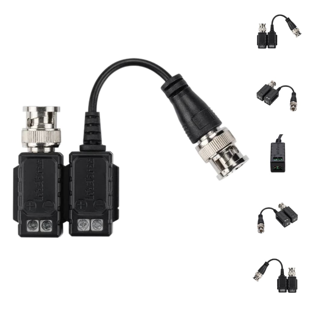 Balun Passivo VB 500 P Transmissão de Vídeo via Cabo de Rede Ideal para CFTV DVR e Câmeras