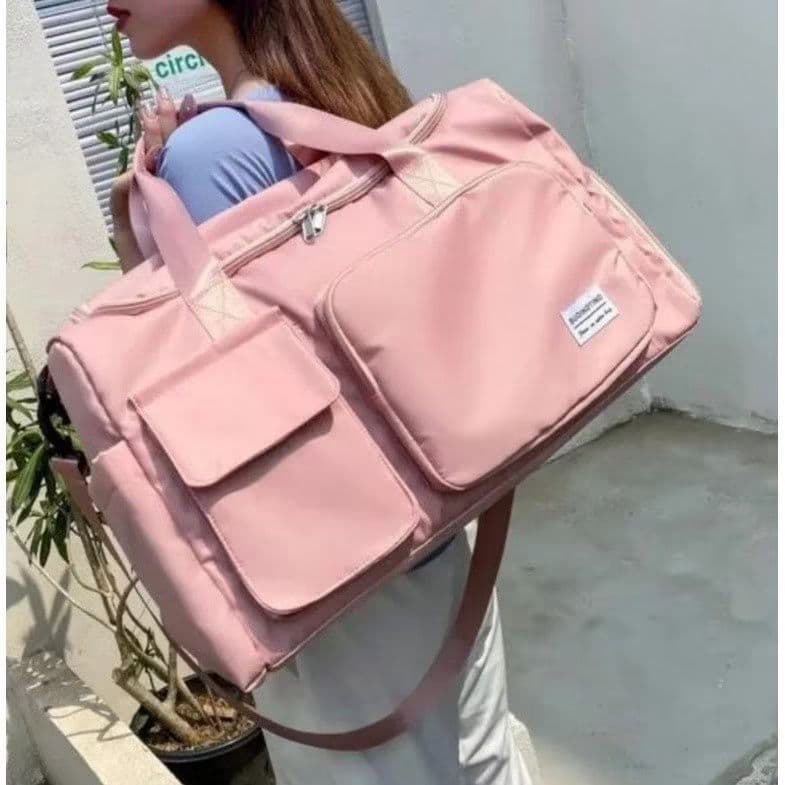 Bolsa De Viagem Sport Com Bolso Impermeável Alça Lateral 30L Capacidade#yc-89