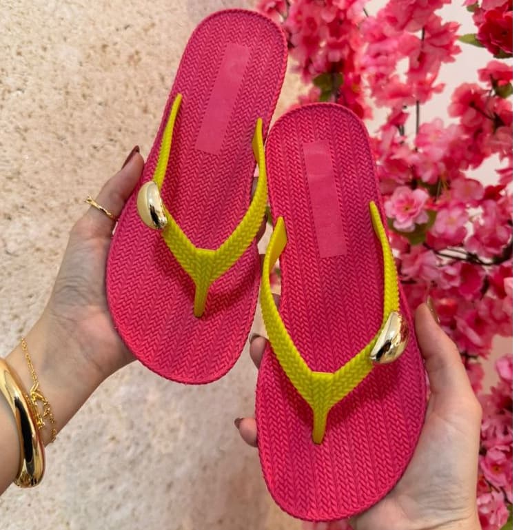 chinelo oval pingente Feminino ibizza sandália brisa EVA Trança Plataforma Ortopédico Macio Confortável calce fácil