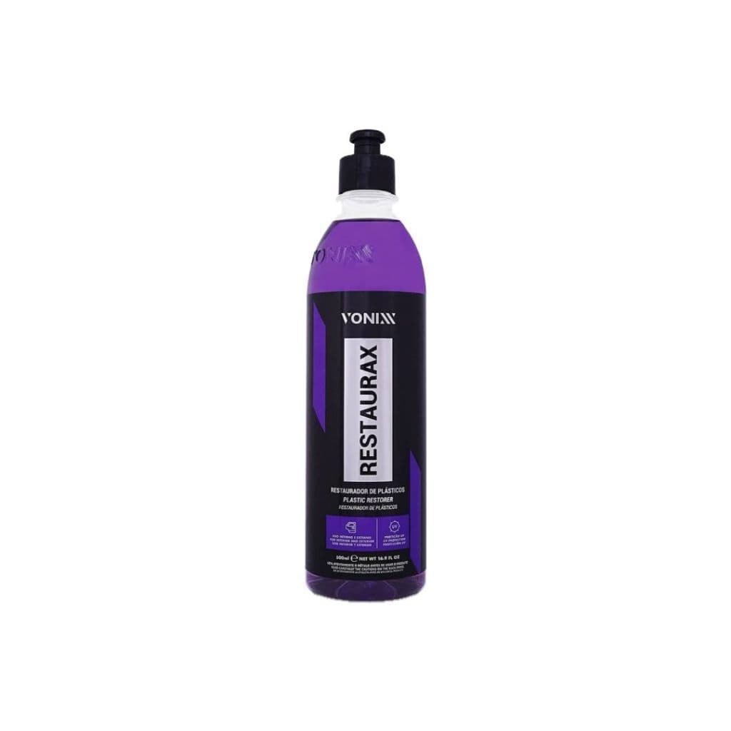 Revitalizador De Plasticos Automotivo Vonixx Restaurax 500ml Restaura Plasticos