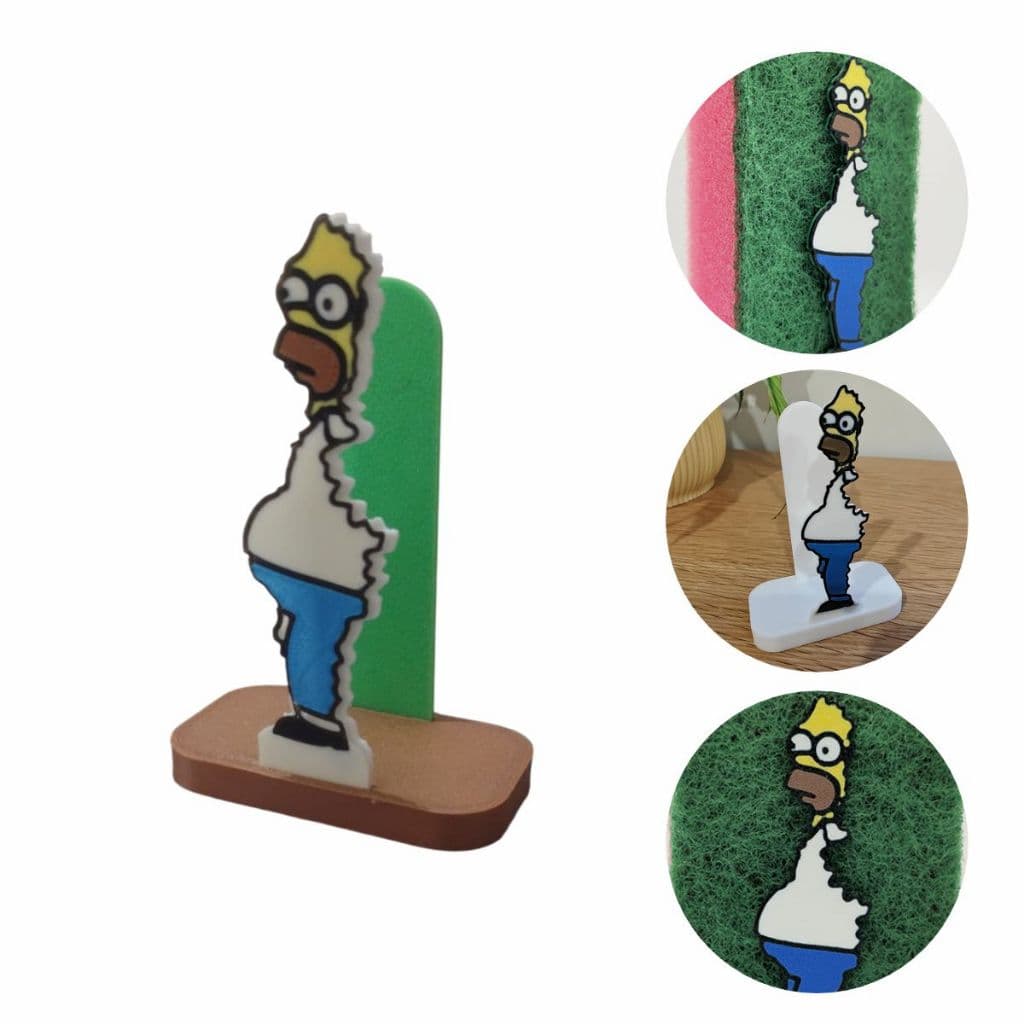 Suporte Esponja de Pia Bucha para Cozinha Homer