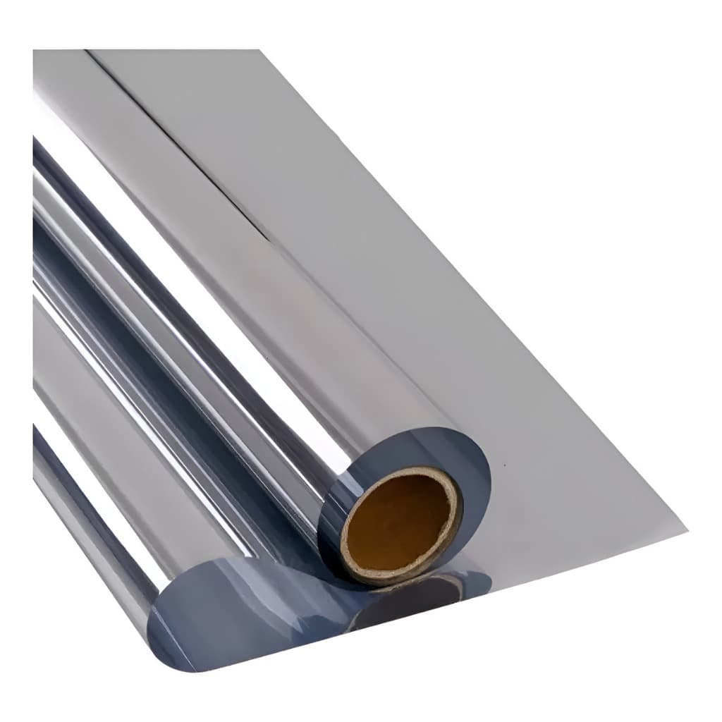 Insulfilm Espelhado Prata 0,50x5m | Proteção Solar + Térmica | Acompanha Brinde