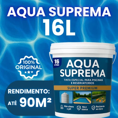 TINTA PARA PISCINA 16L ALTA RESISTÊNCIA À ÁGUA E SOL IDEAL PARA RENOVAR PISCINAS ALVENARIA VIVEIRO