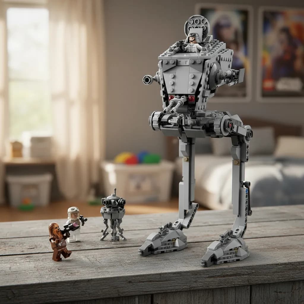 Bloco De Montar Star Wars 75322 At-st Em Hoth 586 Star Wars