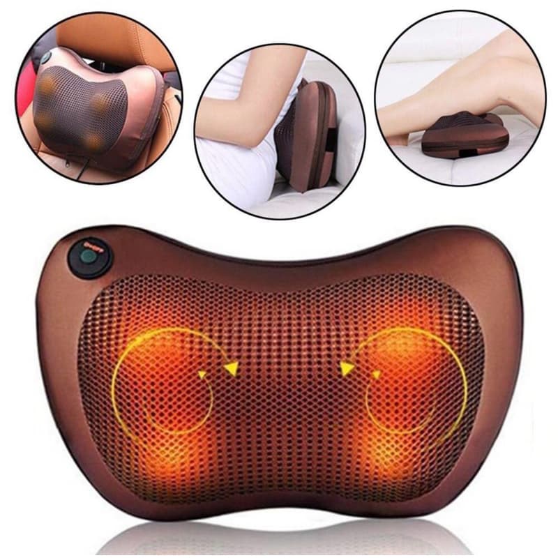 Almofada Massageadora Movimentos Shiatsu Com Cromoterapia - Car e Home