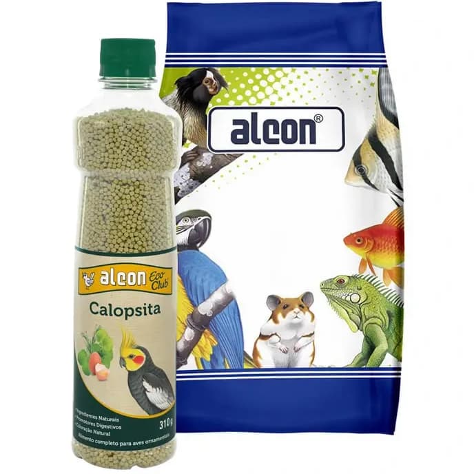 Ração Alcon Eco Club Calopsita 310g  – Nutrição Completa, Natural e Saudável para Sua Ave