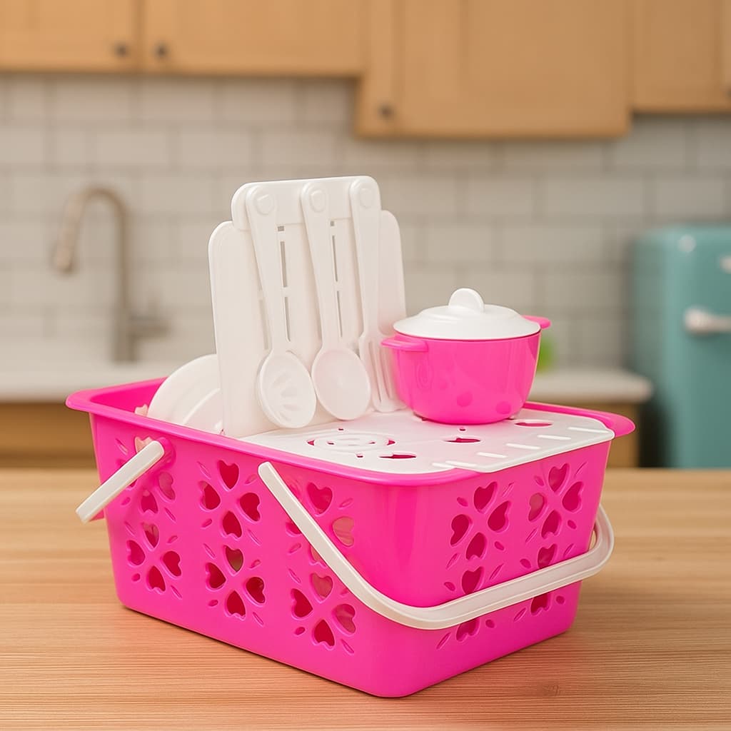Kit Comidinha Cozinha Frutinhas e Verdurinhas Infantil 18 Peças