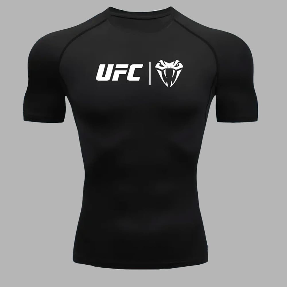 Camiseta Compressão Treino Dry UFC Snake Moda Venon Gym Academia Estilo Unico Exclusivo