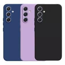 Capa para Galaxy A35 4G/5G Samsung Ou Pelicula+Capinha de Silicone com Interior Aveludado