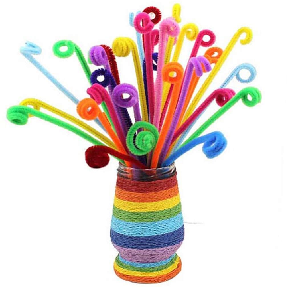 20 Peças de Limpadores De Cachimbo Artes Tinsel Hastes de Chenille Artesanato