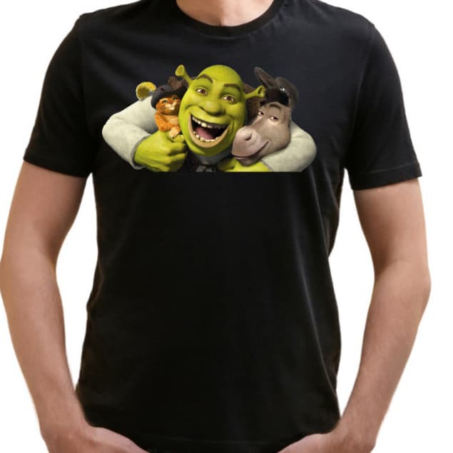 Camiseta camisa blusa SHREK CAMISETA 100 % ALGODAO