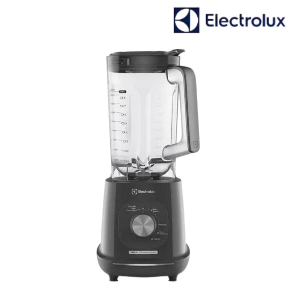 Liquidificador Electrolux 1500W 3.2L Efficient TriForce 15 Velocidades Cinza (EBL1500) 127V