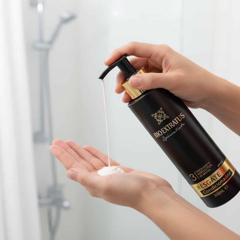 Condicionador Resgate Reparação e Repositor de Massa Capilar e Cabelos Bio Extratus 300ml