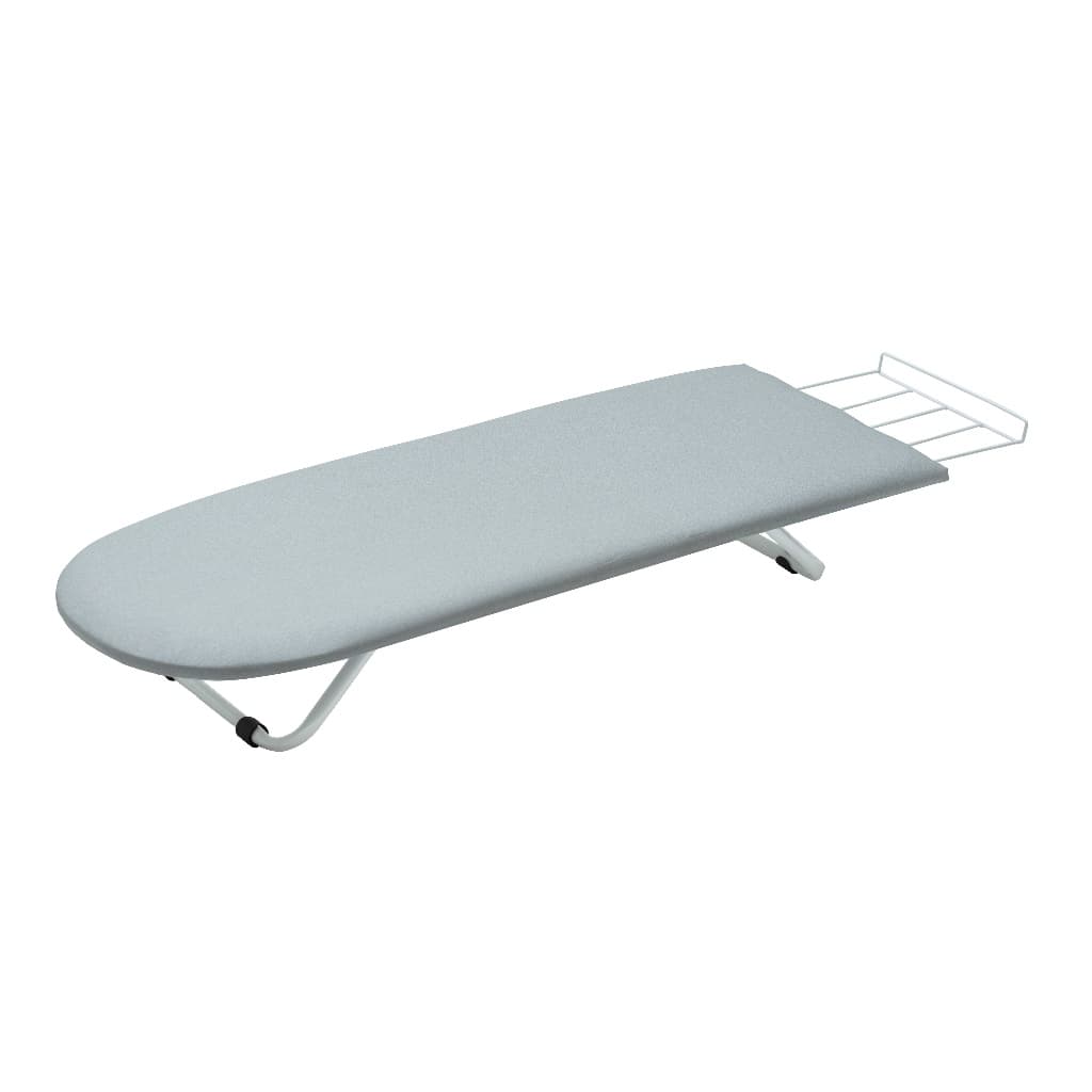 Tabua Passar Roupa Port谩til Dobr谩vel Cama Mesa Porta Ferro Branco e Preto