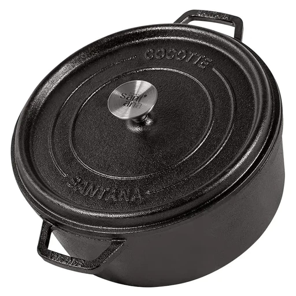 Caçarola Cocotte Ferro 1,7 Litros N°18 Fundição Sant'ana