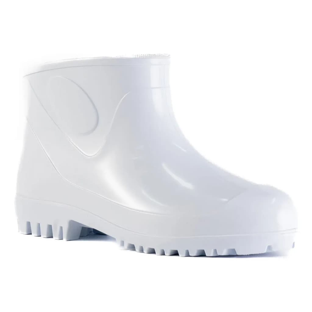Galocha PVC Impermeável Cano Curto Profissional Solado Antiderrapante Resistente