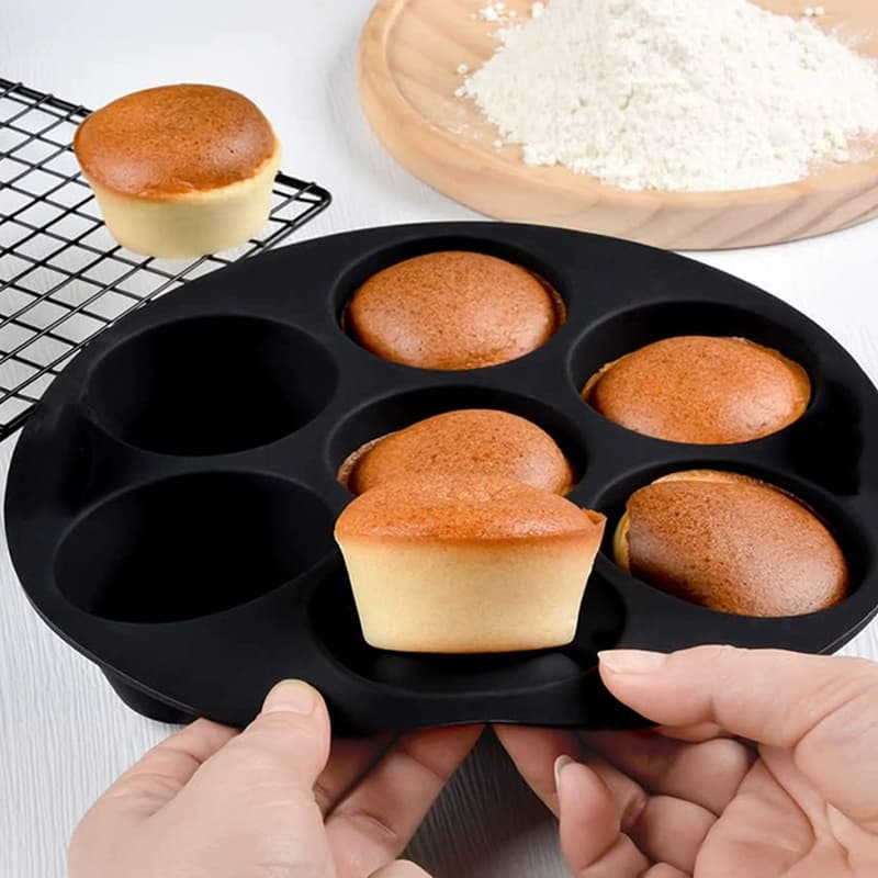 Forma De Silicone Para Bolo Murfin E Cupcake Pode Usar No Forno Elétrico E Airfryer Top
