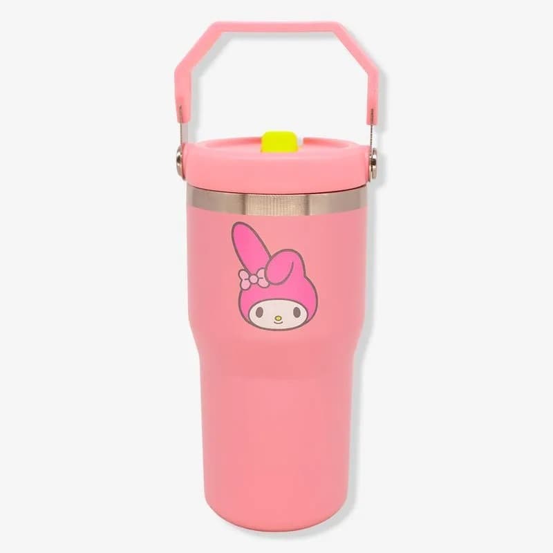Copo Tumbler Hanger My Melody Com Canudo/Garrafinha Copo