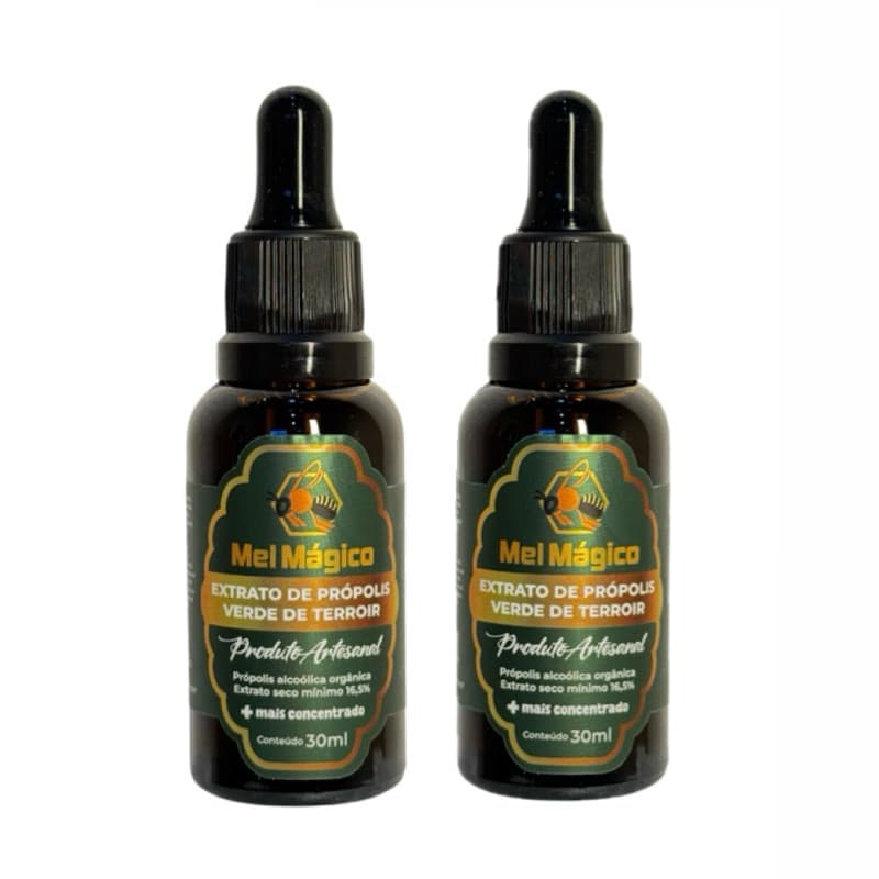Kit 2x Extrato De Própolis Verde Alcoólico 30ml