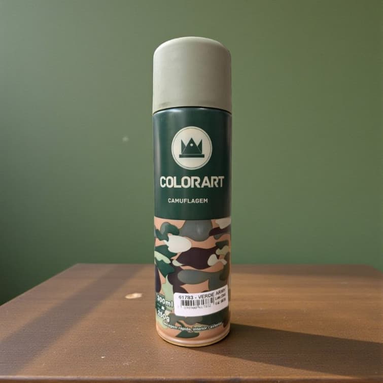 SPRAY CAMUFLAGEM COLORART - VERDE ARMY