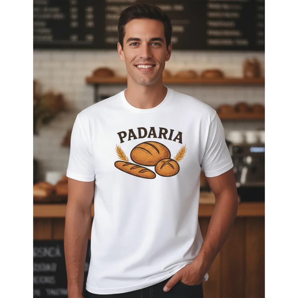 Camiseta fem ou masc Uniforme Padaria