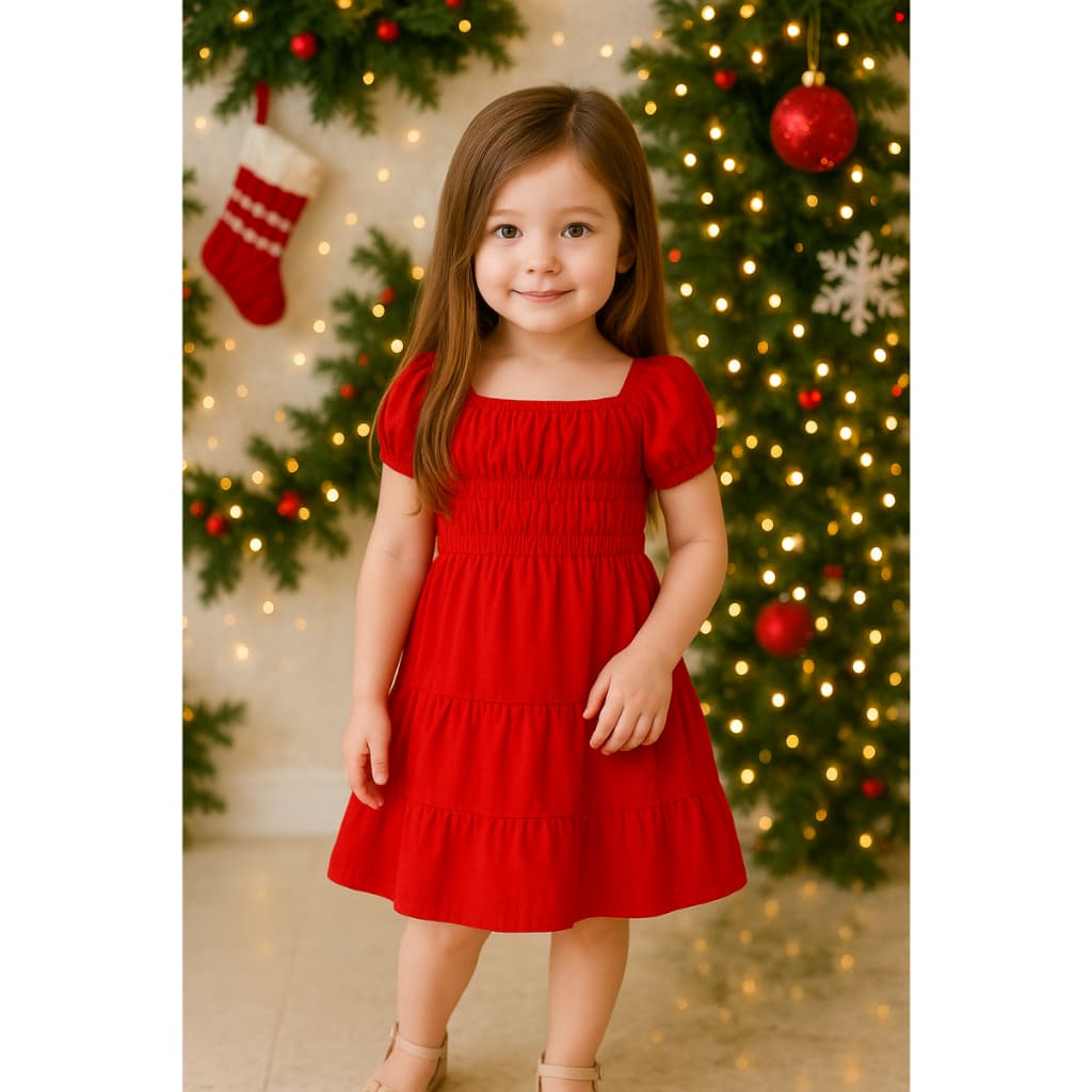 Vestido Infantil Menina Festa DUNAS CONFORTAVEL LIQUIDAÇÃO ULTIMAS PEÇAS
