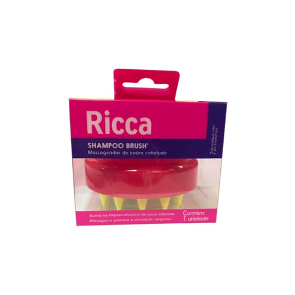 Massageador de Couro Cabeludo Shampoo Brush Ricca