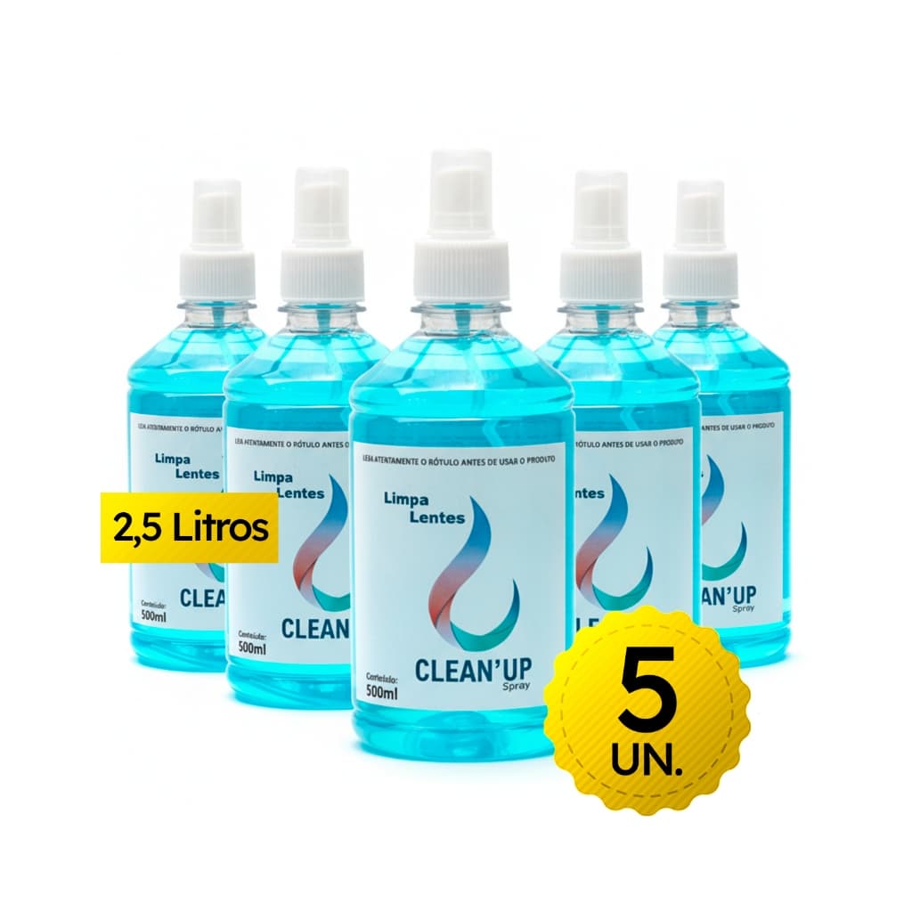 Kit 5 Spray De Limpeza Oculos Relogio Tela Celular Tablet