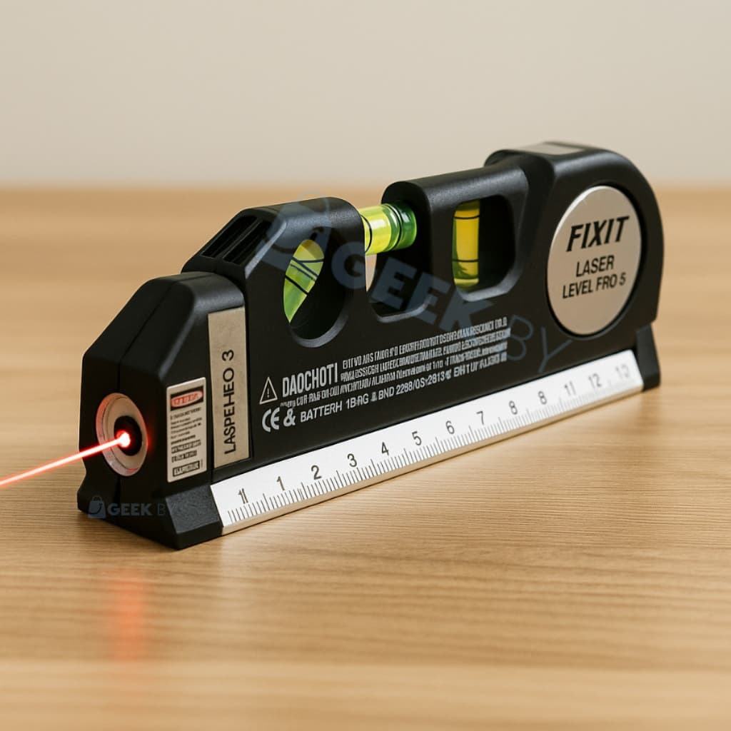 Nível Laser Multifuncional Pro3 -  3 Linhas e Trena Integrada