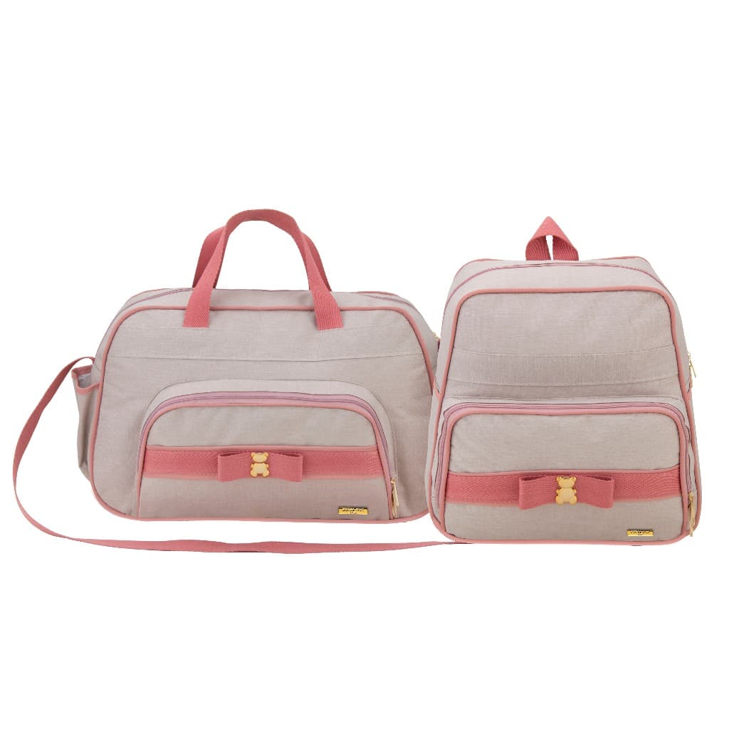 Kit Maternidade Bolsa Grande e Mochila Elegante