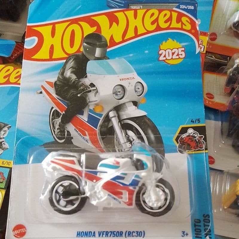 (m002) Miniatura Carrinho Hot Wheels honda vfr750r (RC30) 224/250