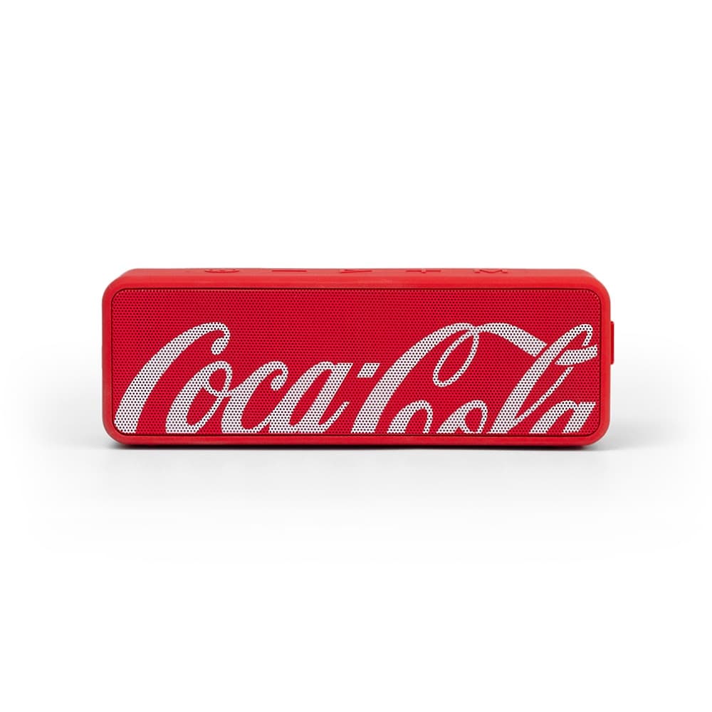 Caixa de Som com Baixos Acentuados IPX6 Vermelha | Sound Box Coca-Cola