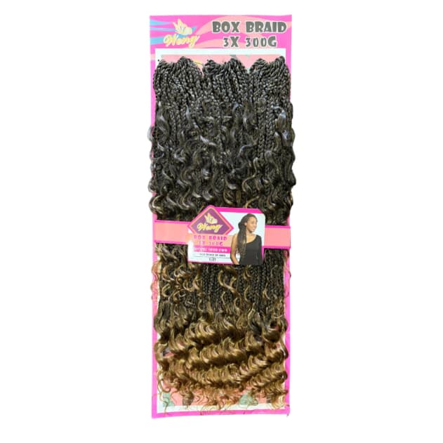 Cabelo Fibra Orgânica Box Braids Crochet Braids Weng 300gr 75 cm