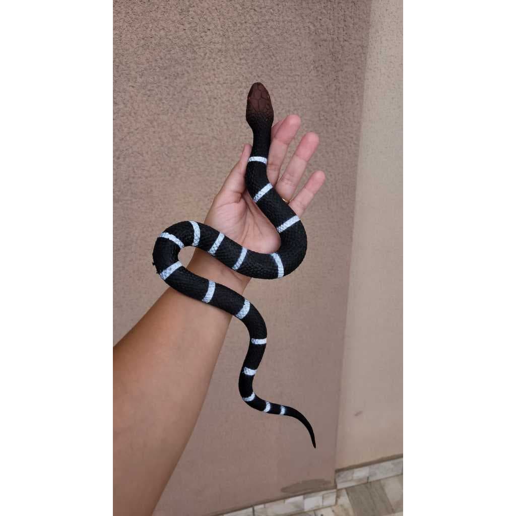 Cobra Soft Realística 35 cm Brinquedo