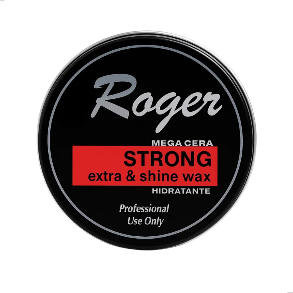 Pomada Mega Cera dos Fios Strong 250g Roger Para Cabelos Barba