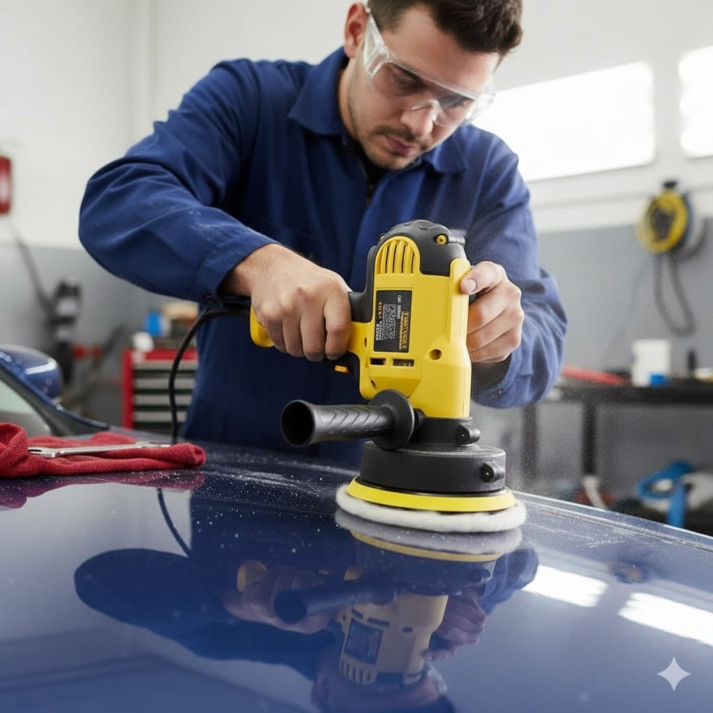 Lixadeira Automotiva Profissional Politriz Potência 600w Velocidade Ajustável 127V Estabilidade