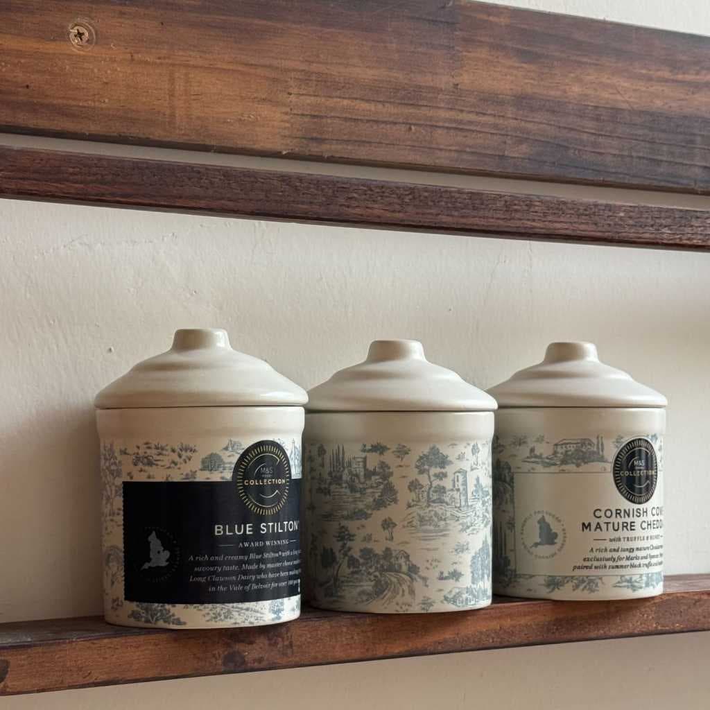 Porta Requeijão Porta Condimentos Porcelana Cerâmica  Branca Com Estampa Estilo Inglês Vintage Retro Com Tampa