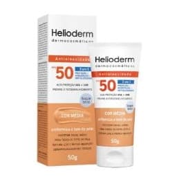 Protetor Facial Helioderm FPS50 3.5 Cor  Médio