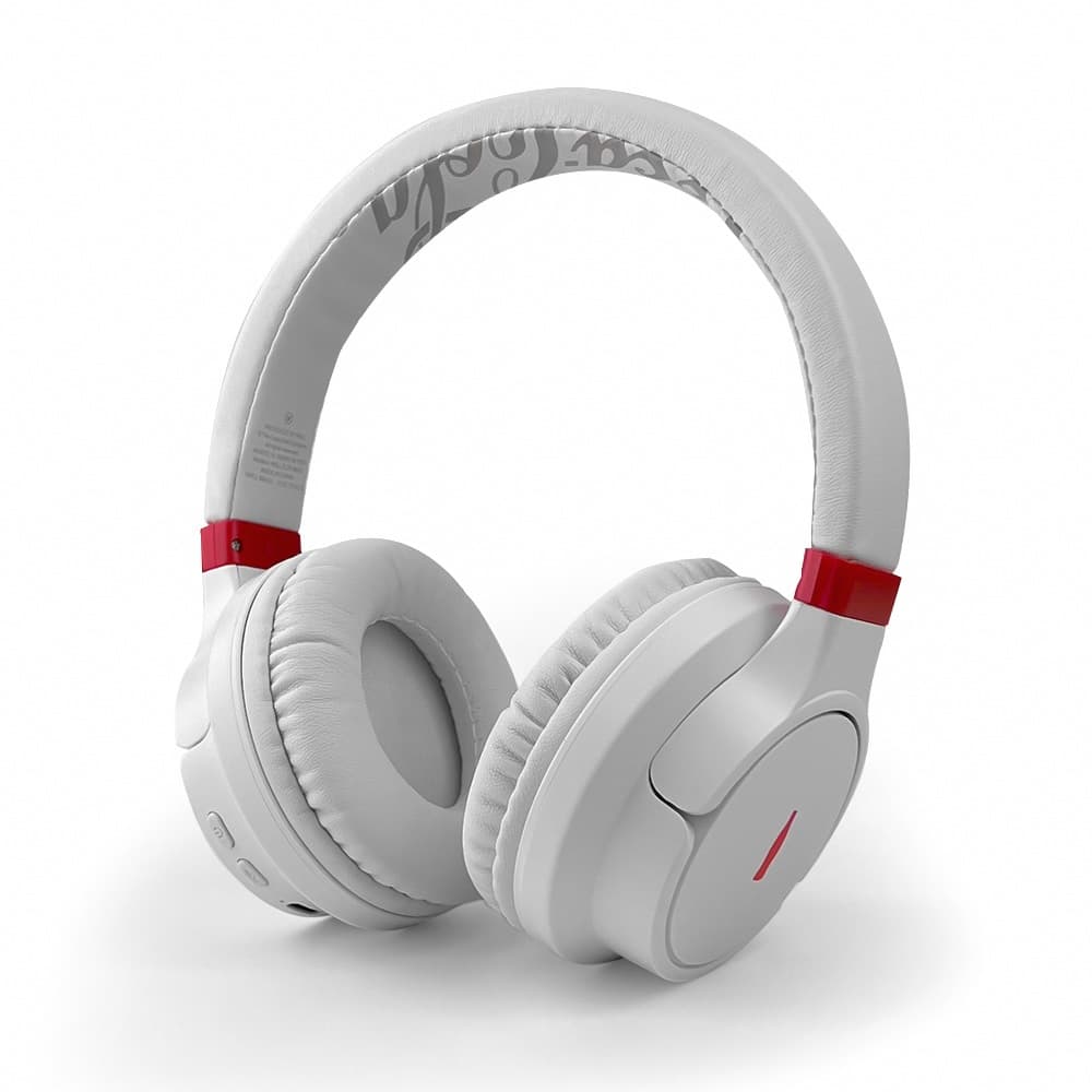 Fone de Ouvido Wireless Branco | Elite Bass Headphone - Coca-Cola