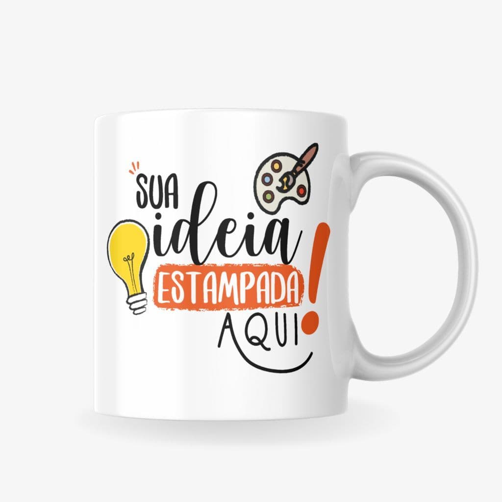 Caneca Personalizada de Porcelana Com Foto - Desenhos - Tema - Nomes