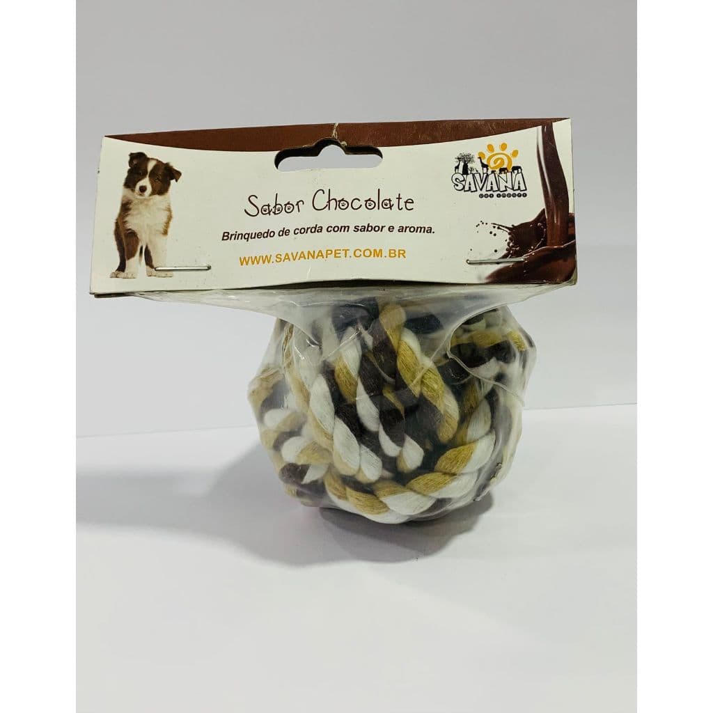 Bola De Corda Colorida Resistente Brinquedo Para Cães Cachorro - Savana Pet