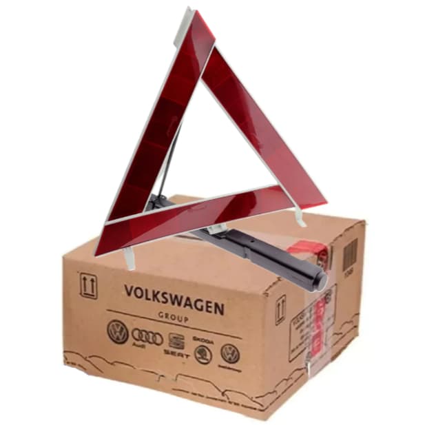 Triângulo Sinalização Segurança Original VW Gol Fox Jetta Passat Amarok Virtus Nivus Polo 377860250