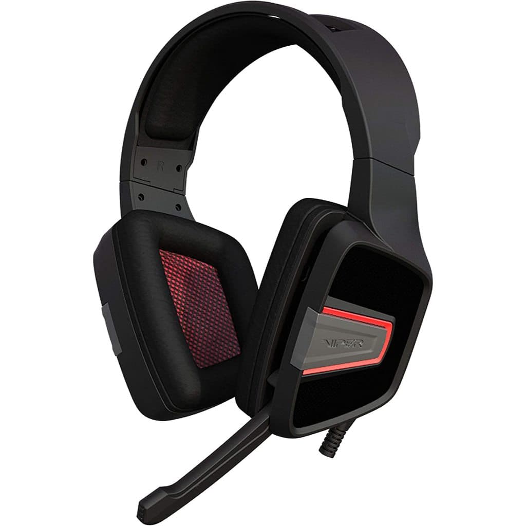 Headset Gamer Patriot Viper V330, Conexão 3.5mm, Driver 40mm, Preto