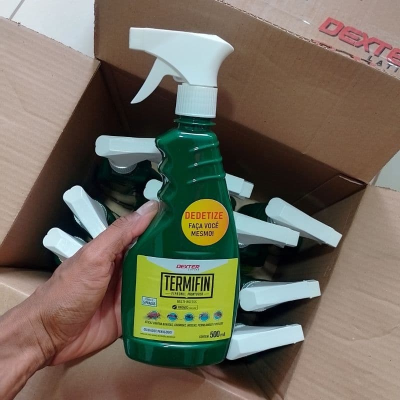 Inseticida Termifin 500ml — Eficaz contra Baratas Francesinhas, Percevejos de Cama, Moscas, Formigas e outros insetos
