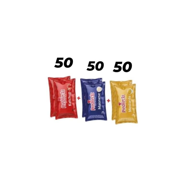 Ketchup+mostarda+maionese sachet predilecta