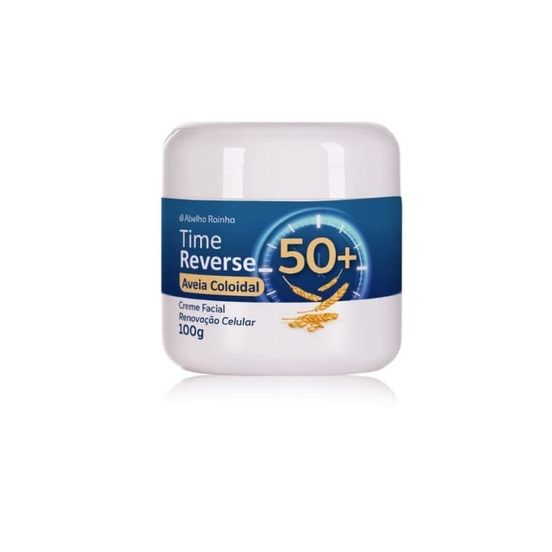 Time Reverse 50+ Abelha Rainha – Creme Facial Renovação Celular 100g | Anti-Rugas e Firmeza
