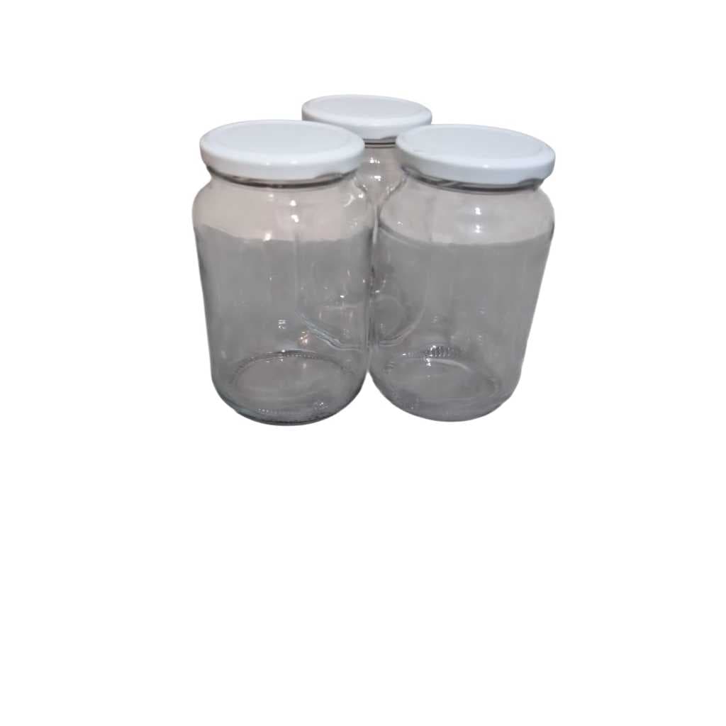 KIT 20 POTE 600 ML BRANCO JA VEM COM LACRE